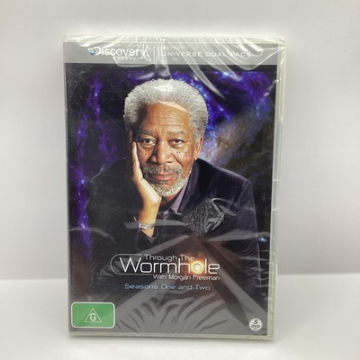 Through The Wormhole DVD With Morgan Freeman Season 1 + 2 Series 5 DISC (N1.3)