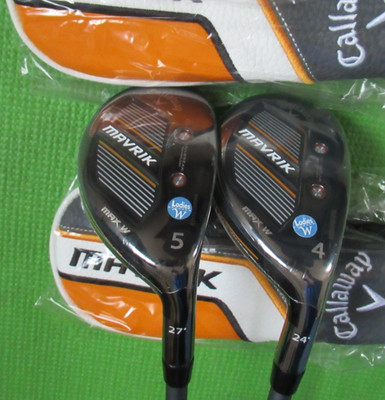 NEW in plastic Callaway Mavrik Max W Womens 4 and 5 hybrid set  YOU GET BOTH