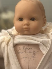 Signed Pleasant Roland Pleasant Company Our New Baby Set With 1st Ed. Basket HTF