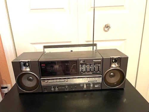 Vintage 80's PANASONIC RX-C45 Boombox Ghetto Blaster Cassette Player Radio WORKS