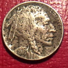 1916-S BUFFALO NICKEL  D-95 XF DETAILS PITTED FREE SHIPPING
