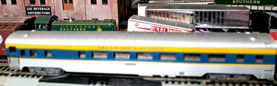 DELAWARE & HUDSON HO=1/87 PASSENGER RAIL CAR BUILT-REPAIR-MW-LAYOUT-CON-COR/D&h