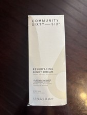 COMMUNITY SIXTY SIX RESURFACING NIGHT CREAM 1.7OZ RETINOL NIACINAMIDE