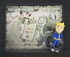 RARE Fallout 4 Mousepad Vault Shelter Oversized & VaultBoy Bobblehead Loot Crate
