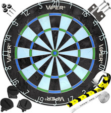 Viper Chroma Tournament Bristle Steel Tip Dartboard Set with Staple-Free Bullsey