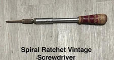 Spiral Ratchet Vintage Screwdriver