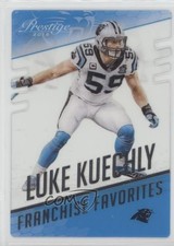 2015 Panini Prestige Franchise Favorites Luke Kuechly #18 9t3