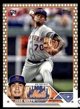 2023 Topps #615 Jose Butto Gold Star