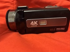 4K Ultra HD Camcorder with One Battery 48.0 MP Used Great Condition No Charger