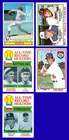 LOT of (5) 1978-79 Topps Vintage Baseball Cards (ALL Hall of Famers) Nolan Ryan