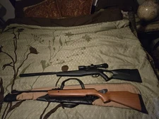 Crosman F4 Nitro .177 Cal Break Barrel & Crosman Storm XT .177 w/vintage Case !!