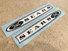 Sears Vintage Boat Decals Vinyl 12-1/2 Pair F...