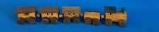 Vintage Miniature Wooden Train 1/2" tall and 4 1/2" length