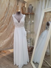 Mascara Code19 Prom Ivory Long Gown Size UK 10 prom, wedding