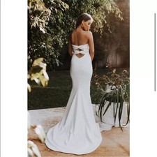 Katie May X NOEL AND JEAN Divinity Gown Ivory White Wedding SZ M NWT 695msrp