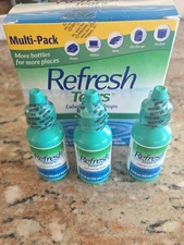 Fresh Batch -- Refresh Tears Lubricant Eye Drops Multi-Pack 3 Bottles  Exp 03/28