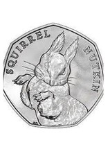 Squirrel Nutkin 50P COIN 2016 FIFTY PENCE BEATRIX POTTER, CIRCULATED