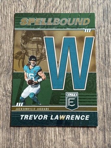 2022 Panini Donruss Elite TREVOR LAWRENCE Green Spellbound COMPLETE SET (8) JAX - Picture 7 of 18