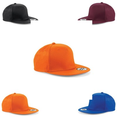 Beechfield 5-Panel Snapback Rapper Cap Basecap Baseball Schirm Mütze Kappe