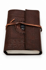 Leather Journal 7x5 Vintage Notebook Diary Writing Book Strap Closure Gift