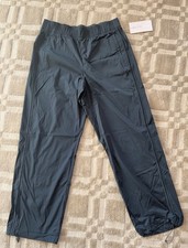 Women  s Athleta Rise Pant Medium Nylon Water Resistant Slate Blue Lightweight