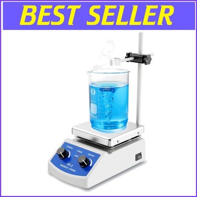 Durable 180W Hot Plate Stirrer with High-Temperature Magnet, 1000mL Capacity