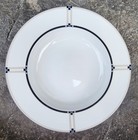 4 "Studio Nova" Exhibition Big Rimmed Soup Bowls . 9".   90s Era — photo 2