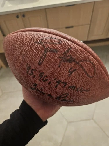 BRETT FAVRE AUTOGRAPHED Scripts NFL FOOTBALL Signed 1995 -96-97 MVP Beckett Auth