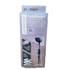 La Siesta Black Universal Rope Multipurpose Suspension Hammock Mounting System