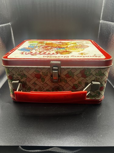 Vintage 1981 Aladdin Strawberry Shortcake Metal Lunchbox NO THERMOS - Picture 3 of 6