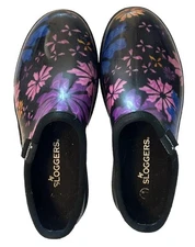 Sloggers Women's Size 8 Waterproof Flower Power Garden Shoes Made In USA
