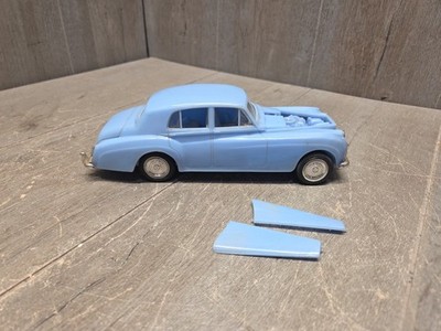 HUBLEY ROLLS ROYCE Blue 4 DR. HARD TOP PROMO CAR MODEL 1:25 IN Blue