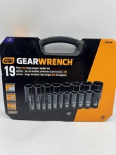 Gearwrench 19 Piece 12 Inch Drive 6 Point Impact Socket Set Deep Sae - 84934n Gearwrench 19 Piece 12 Inch Drive 6 Point Impact Socket Set Deep Sae - 84934n