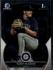 2023 Bowman Draft #BDC-73 Teddy McGraw Chrome