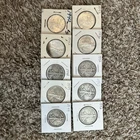 Lot Of (10) - 90% Silver Walking Liberty Half’s 1936-1944