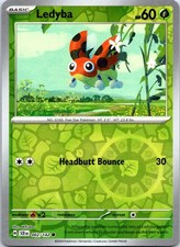 Ledyba 002/142 Common Stellar Crown Pokemon Reverse Holo NM