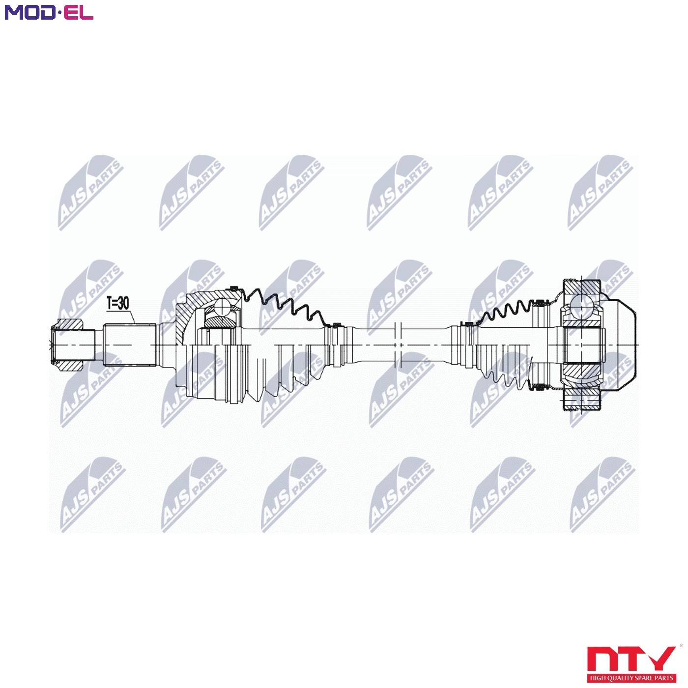 Nty Driveshaft For Porsche Cayenne 10- /Front,L=R - Image 10