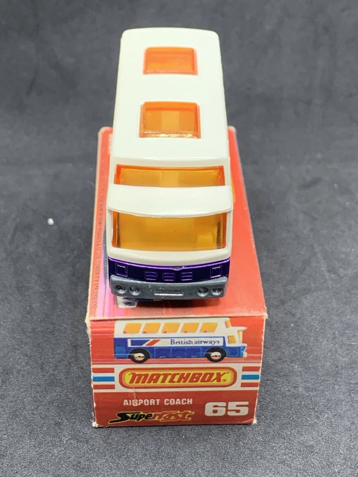Matchbox Superfast MB65-B16: Airport Coach (Lufthansa) in type K Box - Image 3 of 4
