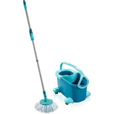 Leifheit CLEAN Twist Disc Mop Ergo 2.0 Set mit Rollwagen