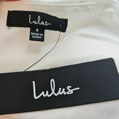 Lulu's Enticing Endeavors White Wide Leg Jumptsuit NWT - Picture 8 of 9