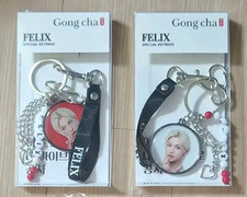 Stray Kids Felix Gongcha Keychains Keyring 2 Color Set Korea Limited Kpop New JP