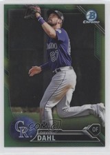 2016 Bowman Chrome Prospects Green Refractor 49/99 David Dahl #BCP175 2d9