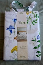 Image of RHS Botanical Cottage Garden Double Duvet Set – 200 Thread Count 100% Cotton Bed