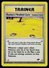 ROCKET'S MINEFIELD GYM 119/132 UNCOMMON GYM CHALLENGE POKEMON UNLIMITED MP