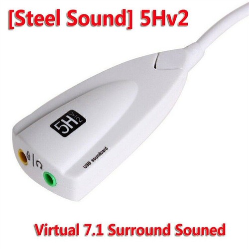 USB External Sound Card Virtual 7.1 Surround Mic Audio Adapter Cable Adaptor - Afbeelding 6 van 9