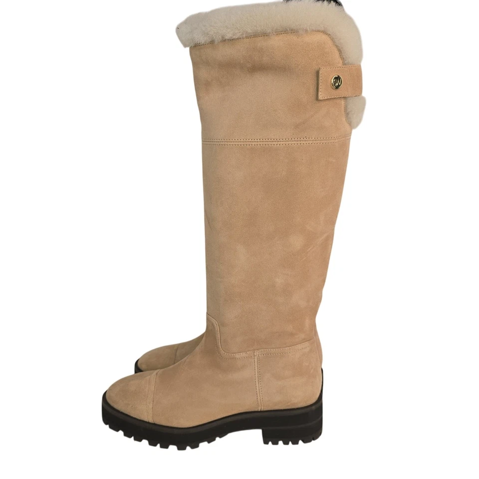 Botas Stuart Weitzman para mujer talla 5,5 piel de oveja forradas gamuza altas invierno Foto 3 de 4