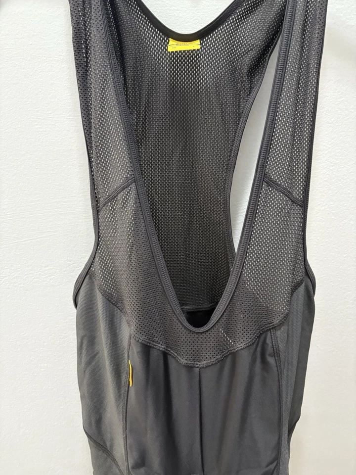Mavic Bib Shorts Men's Size Large Black Ergo3Dinsert Padded - Image 3 of 4