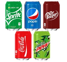 5 Pack Silicone Beer Can Covers – Fits 12oz (355ml) Cans, Beverage Sleeves