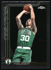 2025-26 Topps Chrome #14 Sam Hauser Boston Celtics