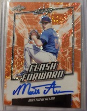 FF-MA1 Matthew Allan 2019 Leaf Flash - Flash Forward Autographs Orange #/10